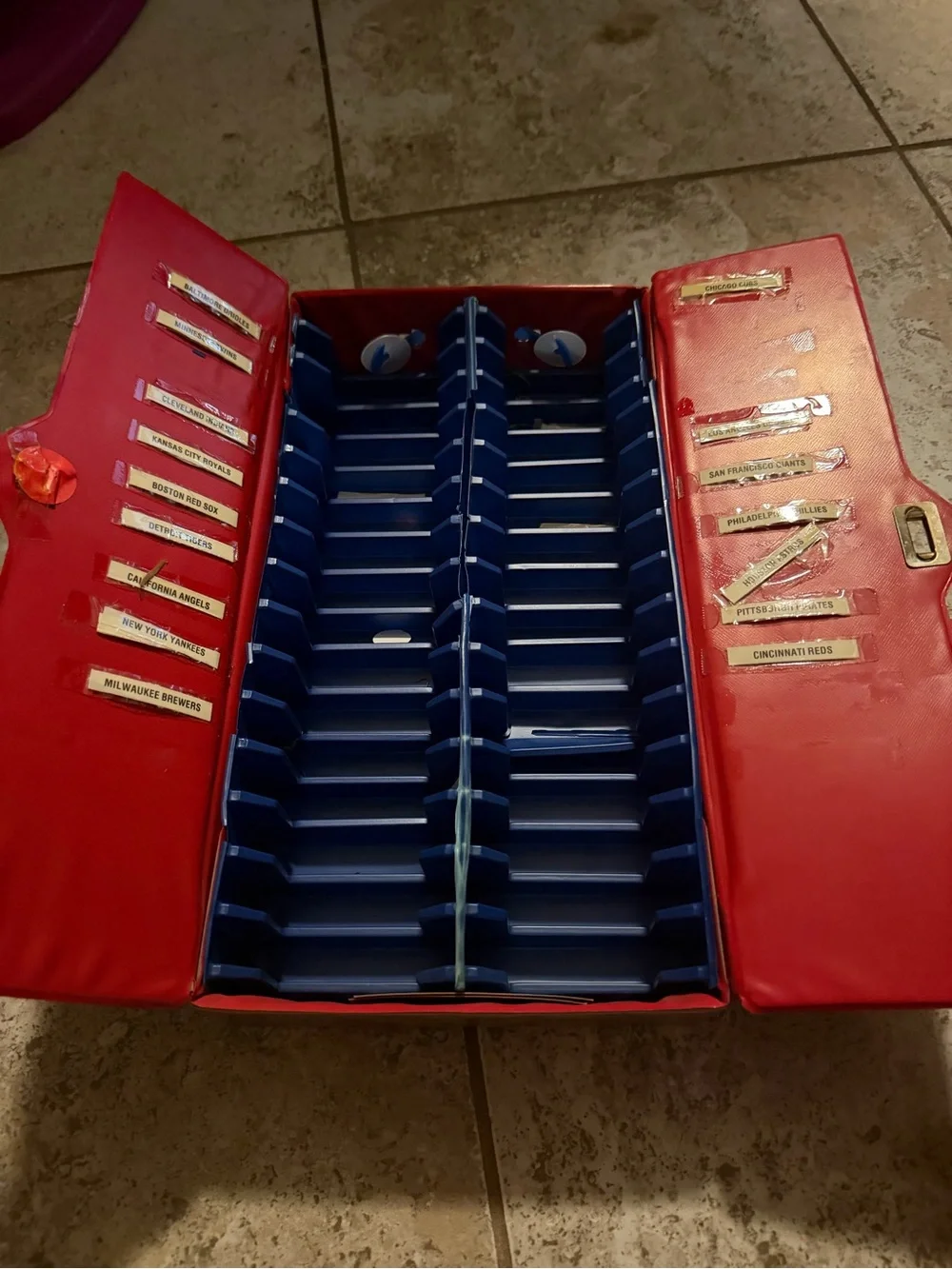 Vintage 1978 Topps Super Sports Card Locker Case